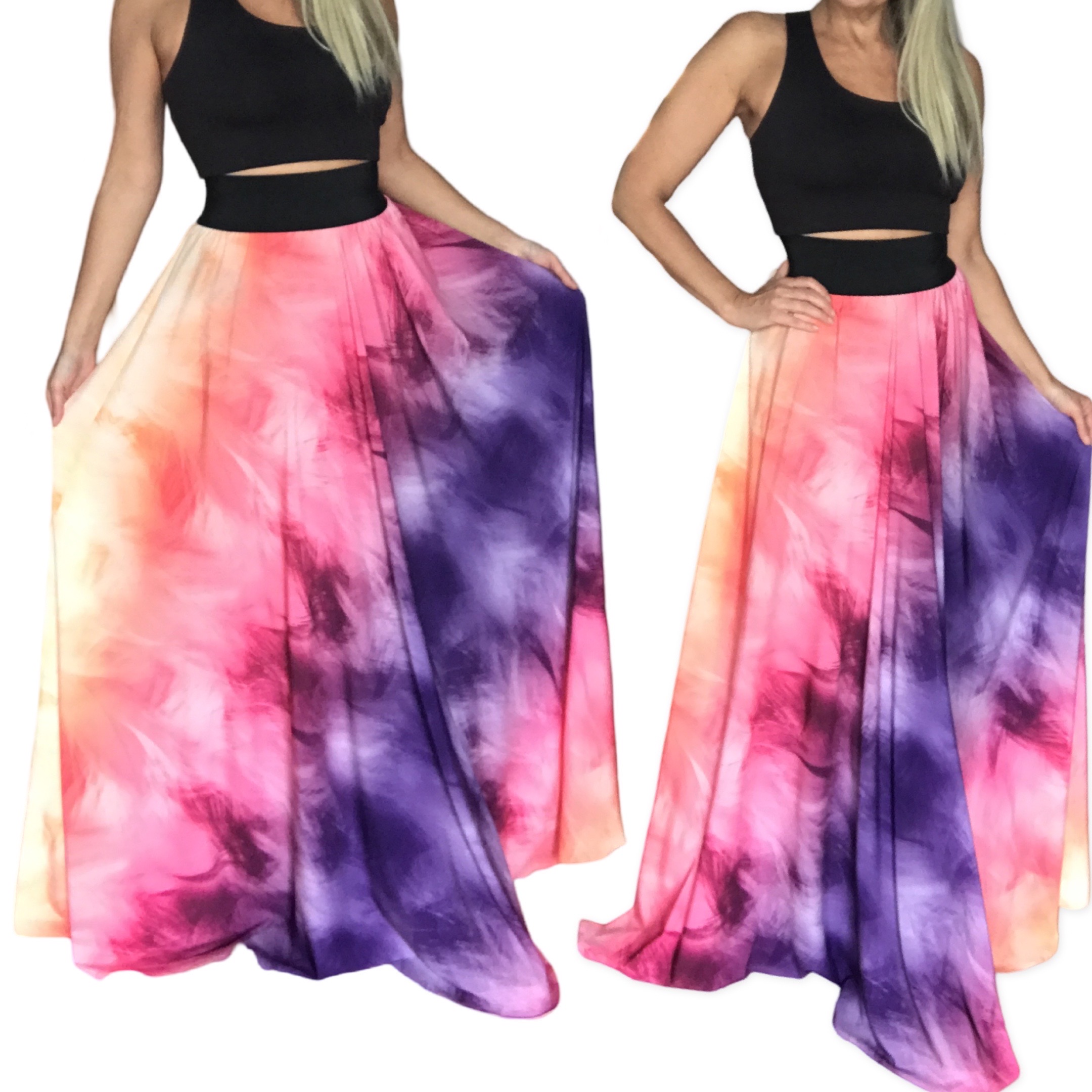 Dlouhá letní sukně - maxi sukně BOROS SK-L-COL1